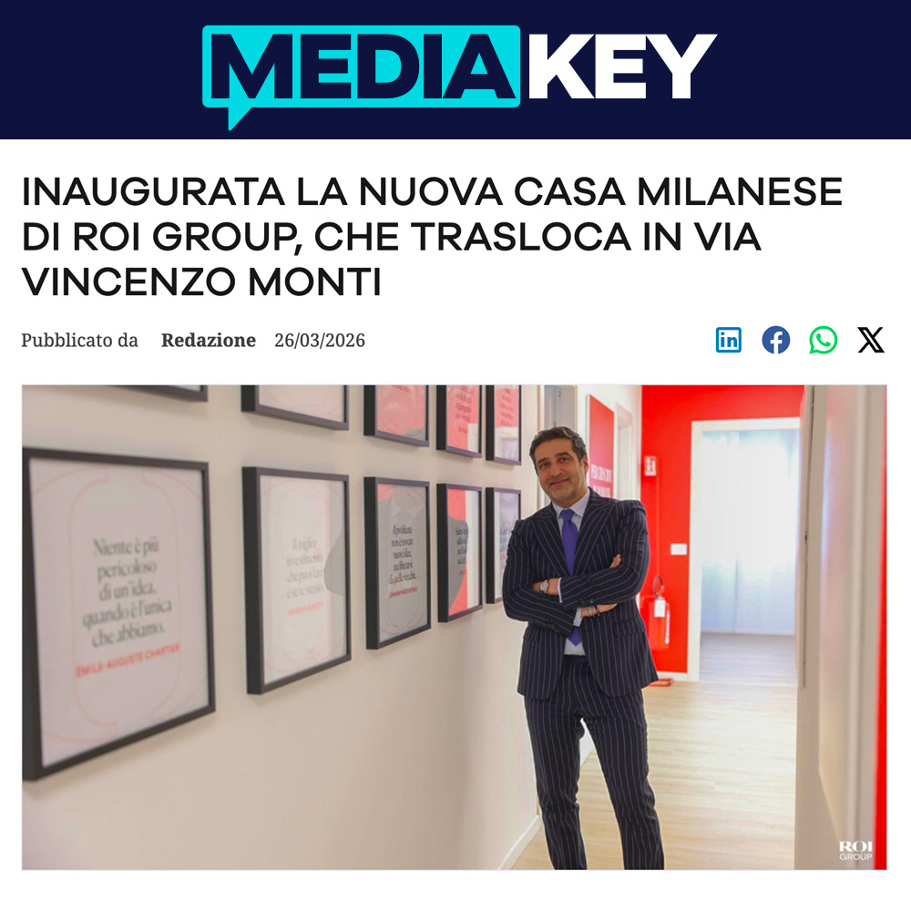 MEDIA KEY - Nuova Sede ROI GROUP Milano