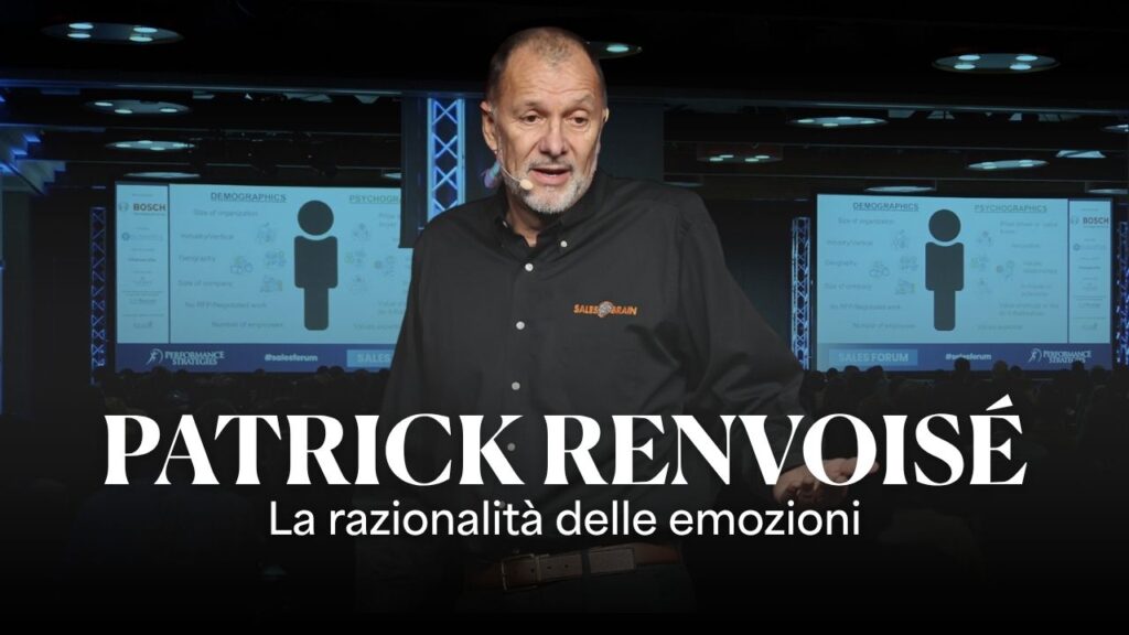 Patrick Renvoisé La razionalità delle emozioni video Patrick Renvoisé La razionalità delle emozioni video