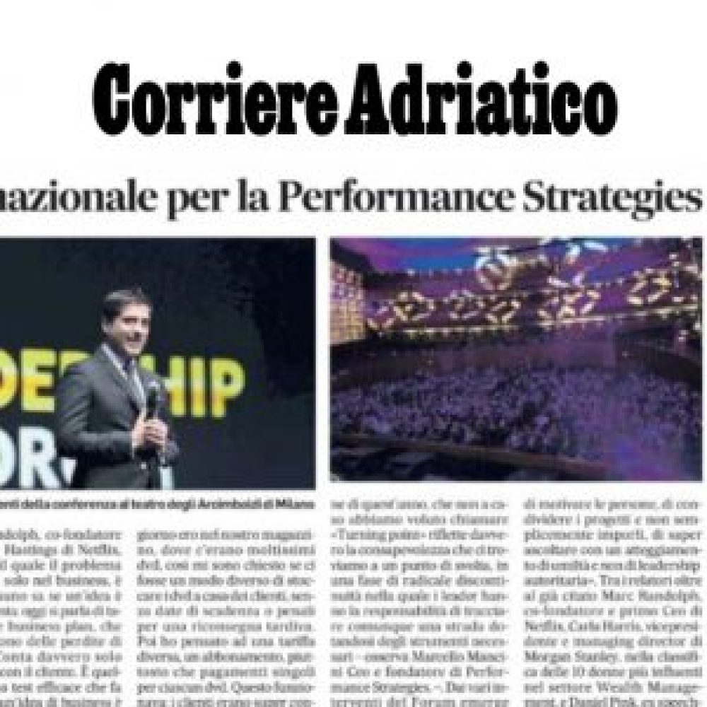 Vetrina Internazionale – Corriere Adriatico